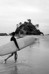 Byron Bay The Pass Black and White