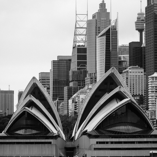 Fine art photograph of the Sydney Opera House overlooking Sydney Harbour, Sydney, Australia.